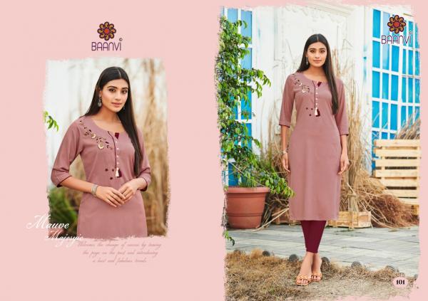 Baanvi Sui Dhaga 1 Fancy Rayon Ethnic Wear Kurti 